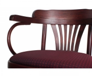 Венский деревянный стул-кресло Классик с мягким сидением