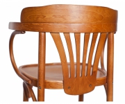 Венский деревянный стул-кресло Классик с жестким сидением