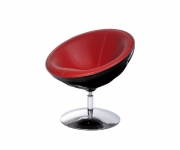 Кресло Lotus 636 Ego (черное с красным)