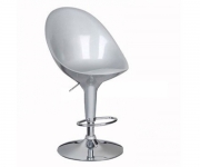 Барный стул пластиковый серебро Riz 1003