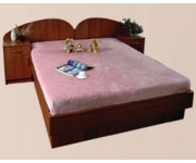Кровать двуспальная с боковыми тумбами