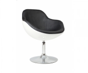 Барное кресло ZC-080 Ego (белое с черным)