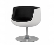 Барное кресло Cup Cognac А340-1 (белое с черным)